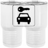 20 oz. Tall Stainless Steel Vacuum Insulated Tumbler White Thumbnail