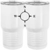 20 oz. Tall Stainless Steel Vacuum Insulated Tumbler White Thumbnail