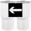 20 oz. Tall Stainless Steel Vacuum Insulated Tumbler White Thumbnail