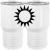 20 oz. Tall Stainless Steel Vacuum Insulated Tumbler White Thumbnail