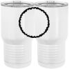 20 oz. Tall Stainless Steel Vacuum Insulated Tumbler White Thumbnail