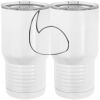 20 oz. Tall Stainless Steel Vacuum Insulated Tumbler White Thumbnail