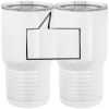 20 oz. Tall Stainless Steel Vacuum Insulated Tumbler White Thumbnail