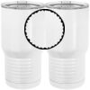 20 oz. Tall Stainless Steel Vacuum Insulated Tumbler White Thumbnail