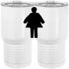 20 oz. Tall Stainless Steel Vacuum Insulated Tumbler White Thumbnail