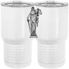 20 oz. Tall Stainless Steel Vacuum Insulated Tumbler White Thumbnail