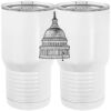 20 oz. Tall Stainless Steel Vacuum Insulated Tumbler White Thumbnail