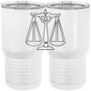20 oz. Tall Stainless Steel Vacuum Insulated Tumbler White Thumbnail