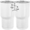20 oz. Tall Stainless Steel Vacuum Insulated Tumbler White Thumbnail