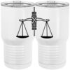 20 oz. Tall Stainless Steel Vacuum Insulated Tumbler White Thumbnail