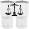 20 oz. Tall Stainless Steel Vacuum Insulated Tumbler White Thumbnail