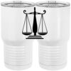 20 oz. Tall Stainless Steel Vacuum Insulated Tumbler White Thumbnail