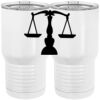 20 oz. Tall Stainless Steel Vacuum Insulated Tumbler White Thumbnail