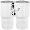 20 oz. Tall Stainless Steel Vacuum Insulated Tumbler White Thumbnail