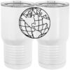 20 oz. Tall Stainless Steel Vacuum Insulated Tumbler White Thumbnail