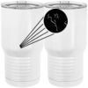 20 oz. Tall Stainless Steel Vacuum Insulated Tumbler White Thumbnail
