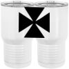 20 oz. Tall Stainless Steel Vacuum Insulated Tumbler White Thumbnail