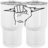 20 oz. Tall Stainless Steel Vacuum Insulated Tumbler White Thumbnail