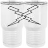 20 oz. Tall Stainless Steel Vacuum Insulated Tumbler White Thumbnail