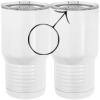 20 oz. Tall Stainless Steel Vacuum Insulated Tumbler White Thumbnail