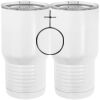 20 oz. Tall Stainless Steel Vacuum Insulated Tumbler White Thumbnail