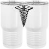 20 oz. Tall Stainless Steel Vacuum Insulated Tumbler White Thumbnail