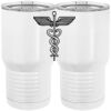 20 oz. Tall Stainless Steel Vacuum Insulated Tumbler White Thumbnail