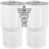 20 oz. Tall Stainless Steel Vacuum Insulated Tumbler White Thumbnail