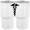 20 oz. Tall Stainless Steel Vacuum Insulated Tumbler White Thumbnail