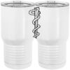 20 oz. Tall Stainless Steel Vacuum Insulated Tumbler White Thumbnail