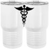 20 oz. Tall Stainless Steel Vacuum Insulated Tumbler White Thumbnail