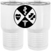 20 oz. Tall Stainless Steel Vacuum Insulated Tumbler White Thumbnail