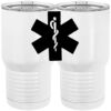 20 oz. Tall Stainless Steel Vacuum Insulated Tumbler White Thumbnail