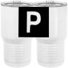 20 oz. Tall Stainless Steel Vacuum Insulated Tumbler White Thumbnail