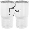 20 oz. Tall Stainless Steel Vacuum Insulated Tumbler White Thumbnail