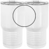 20 oz. Tall Stainless Steel Vacuum Insulated Tumbler White Thumbnail