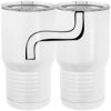 20 oz. Tall Stainless Steel Vacuum Insulated Tumbler White Thumbnail