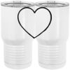 20 oz. Tall Stainless Steel Vacuum Insulated Tumbler White Thumbnail