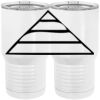 20 oz. Tall Stainless Steel Vacuum Insulated Tumbler White Thumbnail