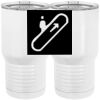 20 oz. Tall Stainless Steel Vacuum Insulated Tumbler White Thumbnail