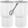 20 oz. Tall Stainless Steel Vacuum Insulated Tumbler White Thumbnail
