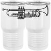 20 oz. Tall Stainless Steel Vacuum Insulated Tumbler White Thumbnail