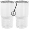 20 oz. Tall Stainless Steel Vacuum Insulated Tumbler White Thumbnail