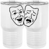 20 oz. Tall Stainless Steel Vacuum Insulated Tumbler White Thumbnail