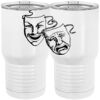 20 oz. Tall Stainless Steel Vacuum Insulated Tumbler White Thumbnail