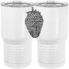20 oz. Tall Stainless Steel Vacuum Insulated Tumbler White Thumbnail