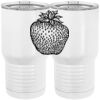 20 oz. Tall Stainless Steel Vacuum Insulated Tumbler White Thumbnail