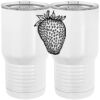 20 oz. Tall Stainless Steel Vacuum Insulated Tumbler White Thumbnail