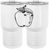 20 oz. Tall Stainless Steel Vacuum Insulated Tumbler White Thumbnail
