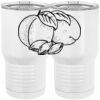 20 oz. Tall Stainless Steel Vacuum Insulated Tumbler White Thumbnail